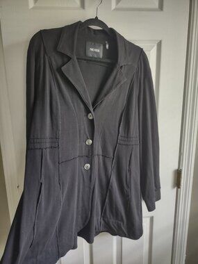 Nic+Zoe 3 button riding jacket - lightweight cotton stretch blazer size 2X - EUC